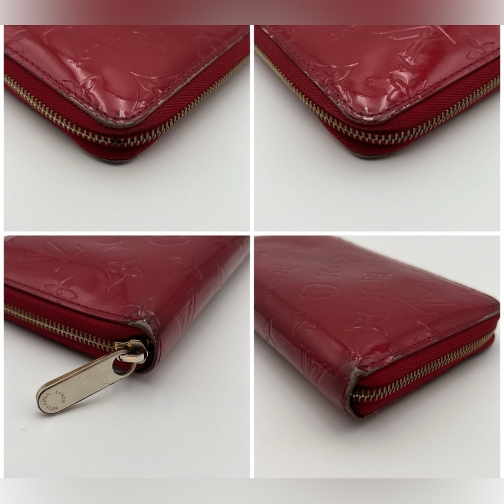 Louis Vuitton Monogram Big red vernis zipper wallet - Picture 9 of 9
